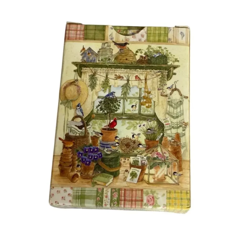 Legacy Publishing Group Deck of Playing Cards Yellow Gardening Cottagecore NIP - Picture 11 of 16